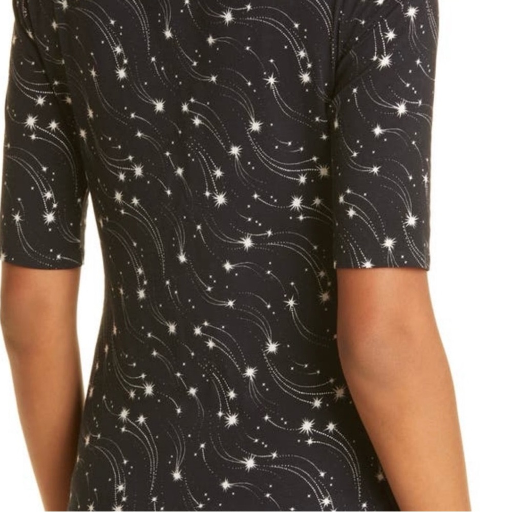 Ted Baker Black and White Starry Short Sleeve Tee